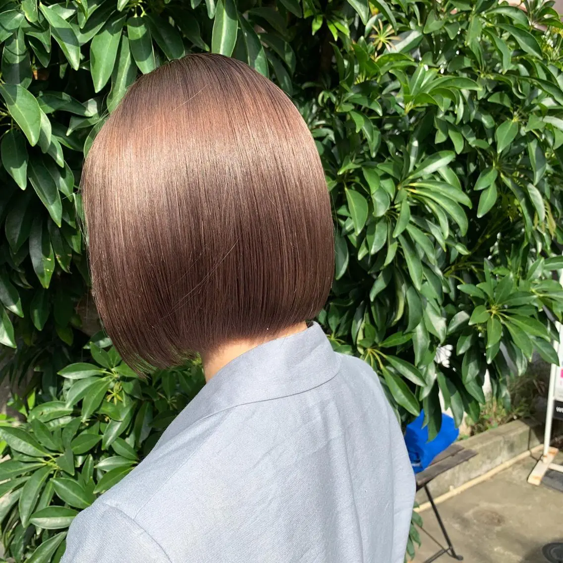ショート カラー アディクシーカラー アクアカラー アッシュ バレイヤージュ ベージュカラー ✨ブリーチマスター✨ オクヤマヨウスケのヘアスタイル