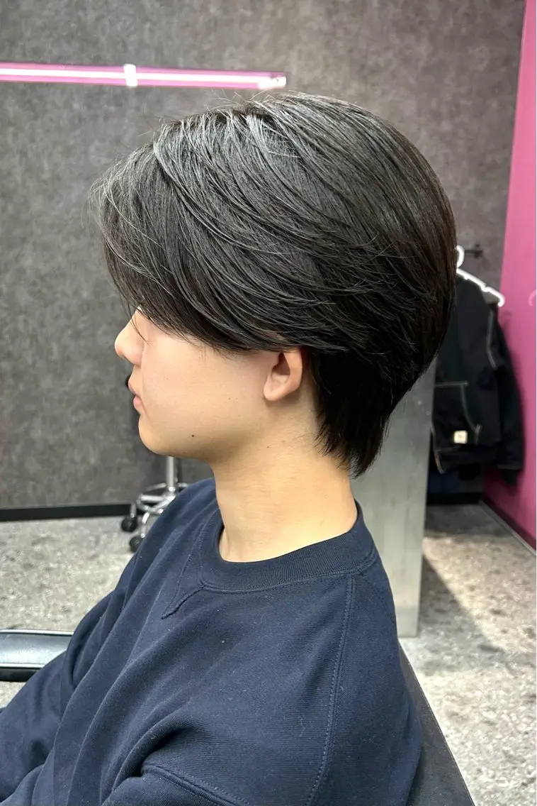 ショート カラー メンズ カット ヘアセット メンズスタイリスト 前田雄輝のヘアスタイル