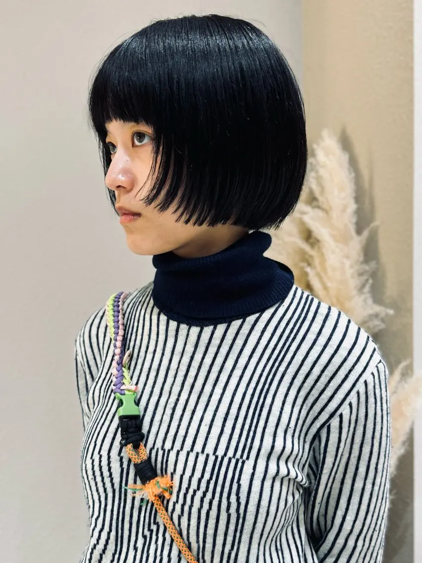 ミディアム 🩵縮毛矯正・ボブ 岩原朋也🩵のヘアスタイル