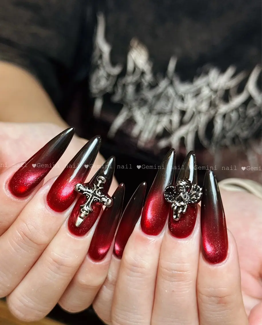 ネイル ネイルチップ Gemini nail.Yukiのネイルデザイン