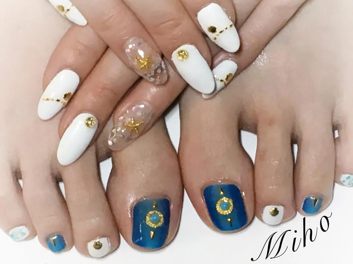 ネイル フットネイル スカルプネイル nail Berunaのネイルデザイン