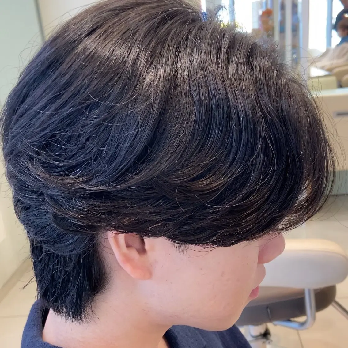 パーマ メンズ カルマパーマ メンズパーマ メンズ縮毛矯正 ♠️店長下平隼人のヘアスタイル