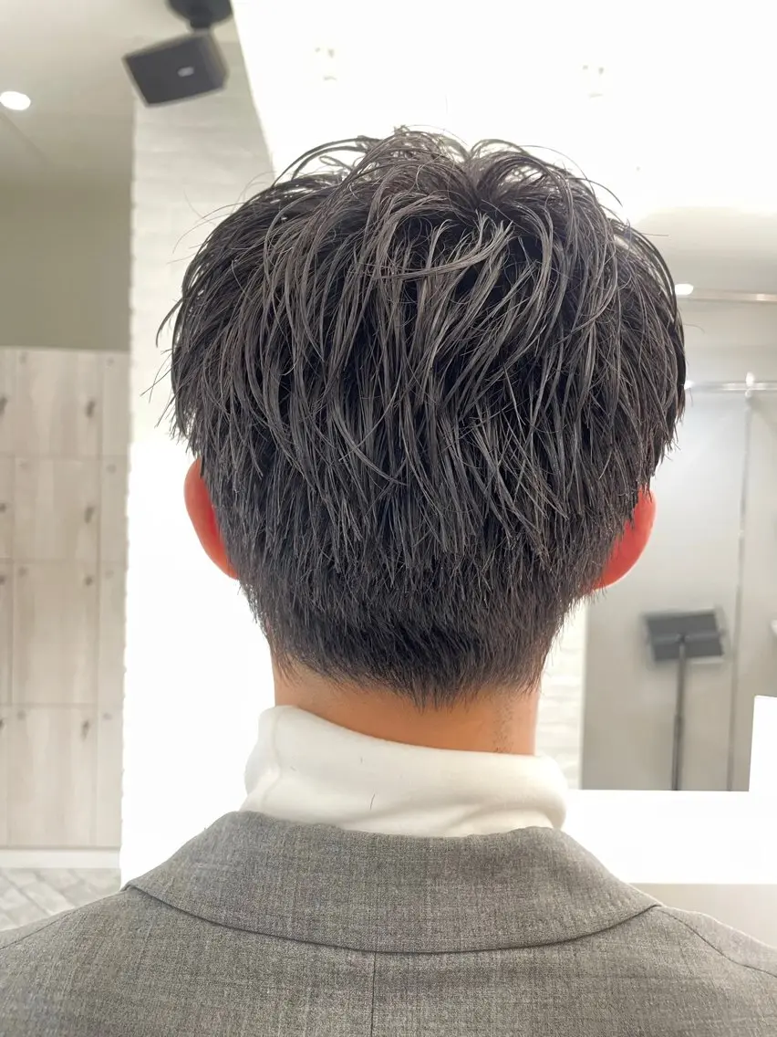 ショート メンズ 【吉祥寺】ショート/ レイヤーボブ/ryoのヘアスタイル