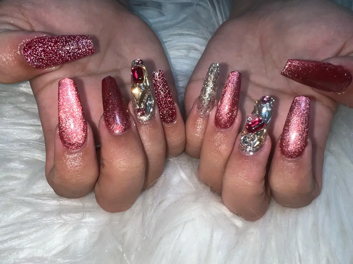 ネイル フラッシュネイル マグネットネイル Mimi Nailのネイルデザイン