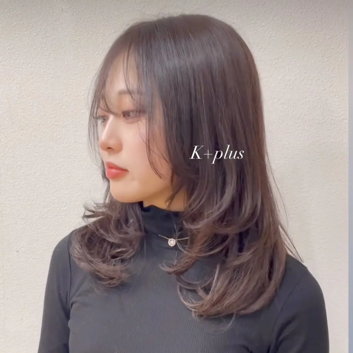 セミロング カラー 🧡K+plus🧡 ことね🧡のヘアスタイル