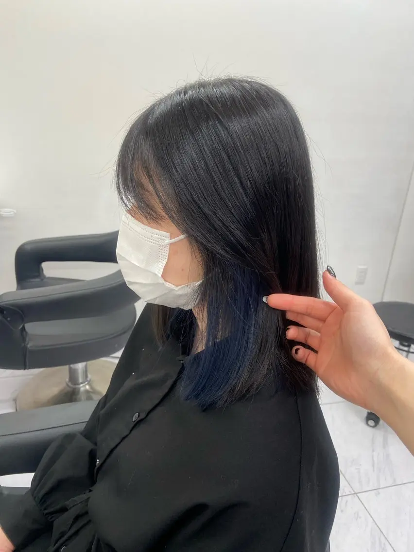 ミディアム カラー ヘアアレンジ Over hair_ misakiのヘアスタイル