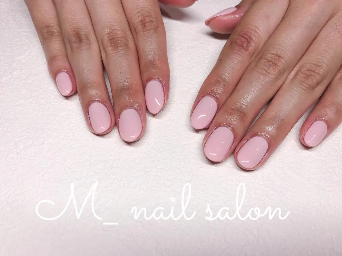 ネイル ワンカラーネイル M_ nail salonのネイルデザイン