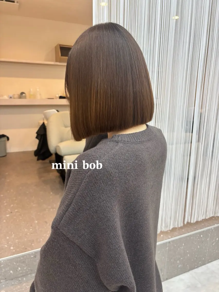ショート 縮毛矯正 トリートメント ヘッドスパ 広島/ヘアセット /ベージュ/わかなのヘアスタイル