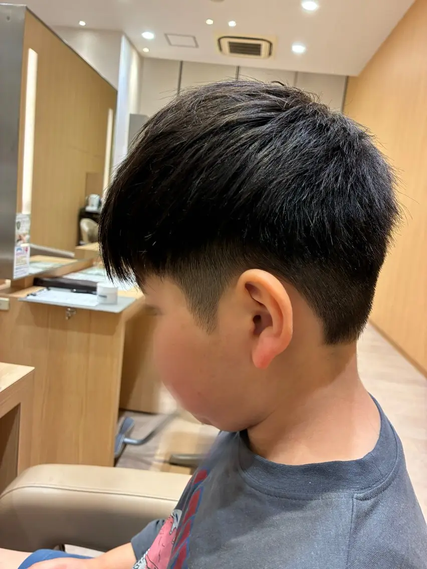 ショート メンズ キッズ 大城 明俊のヘアスタイル