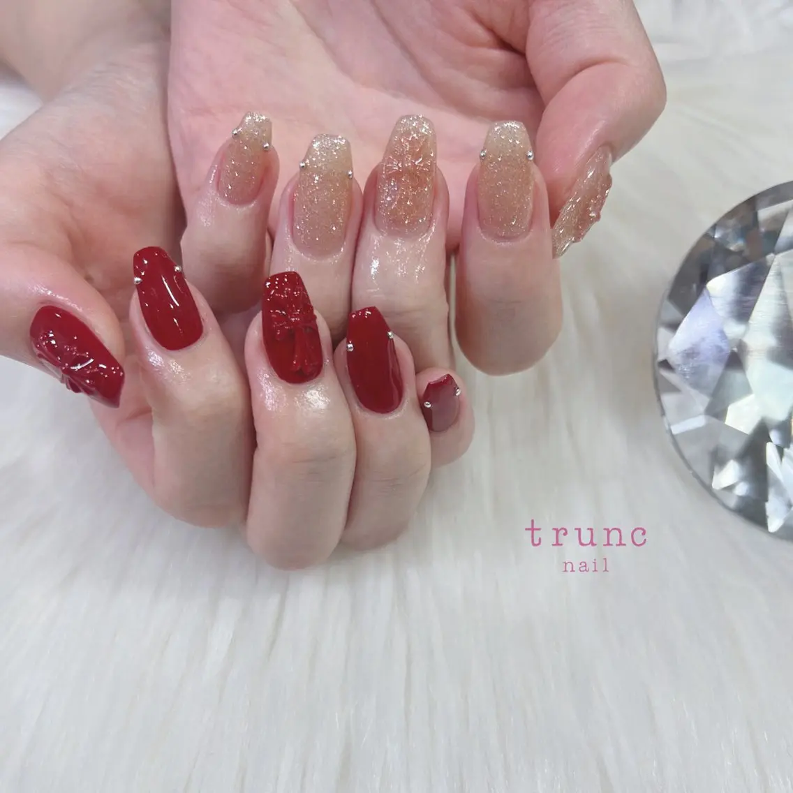 ネイル trunc nail 🌻宮下🌻のネイルデザイン