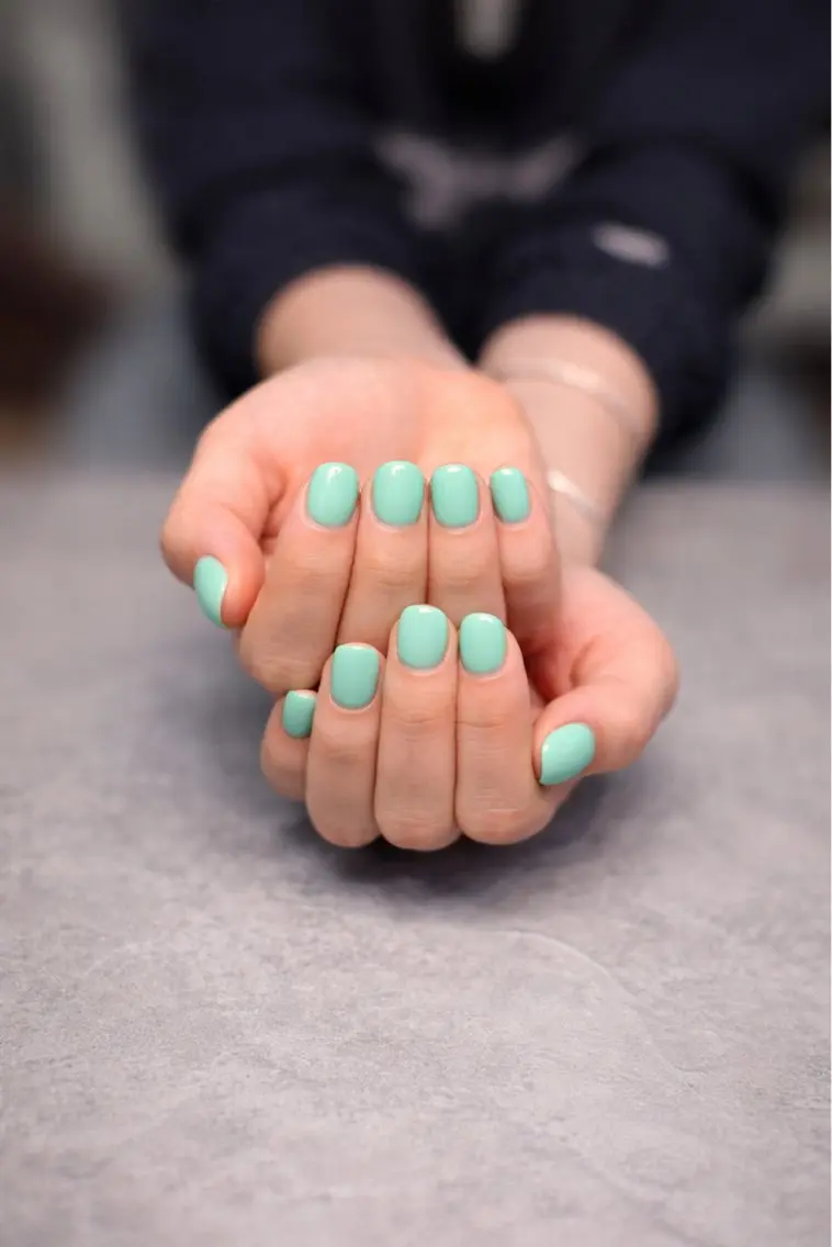 【オフ無し】ワンカラー💅🩵の写真