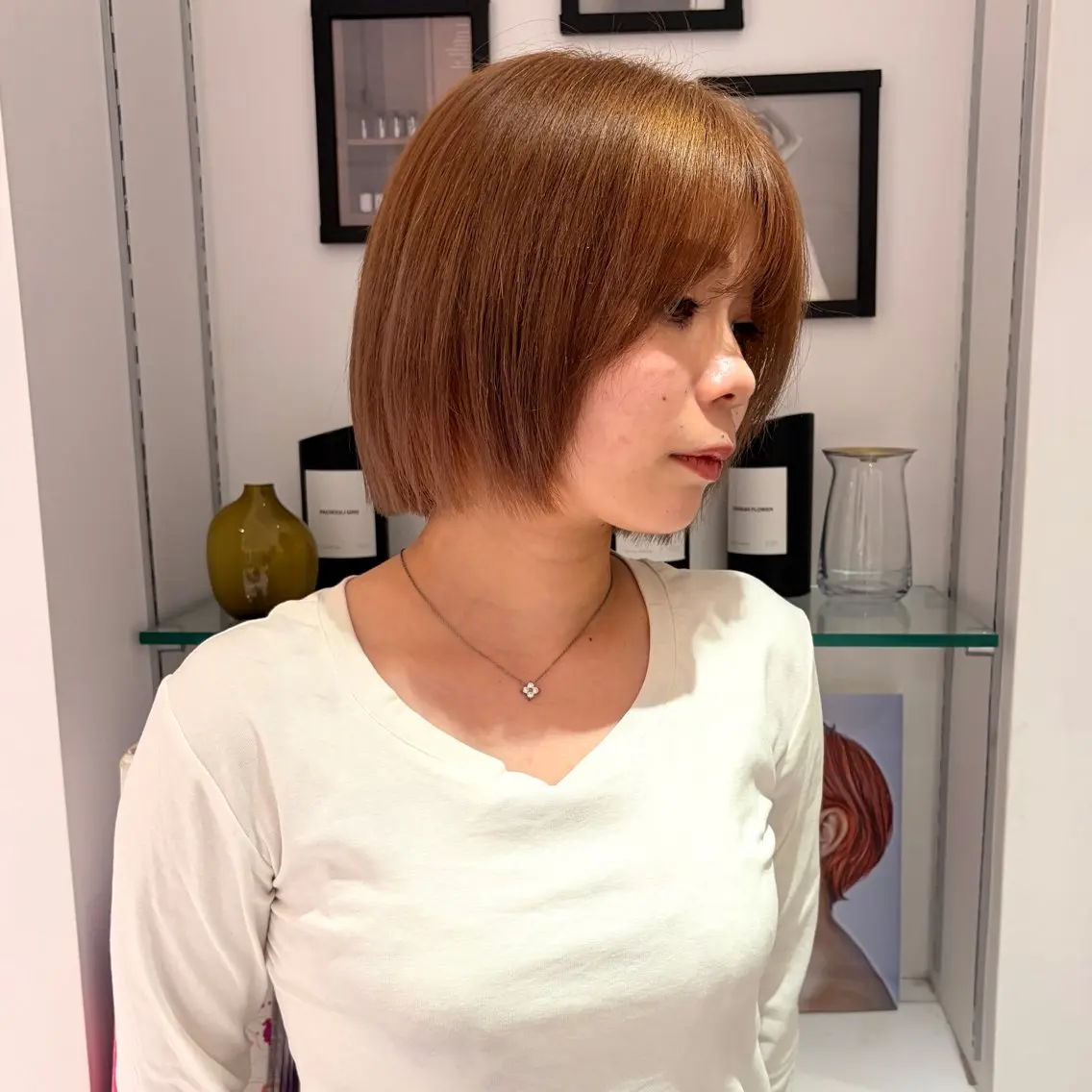 ショート カラー カット ヘアカラー 🫯ボブ・ミディアム レイヤー/ ヤギ🫯のヘアスタイル