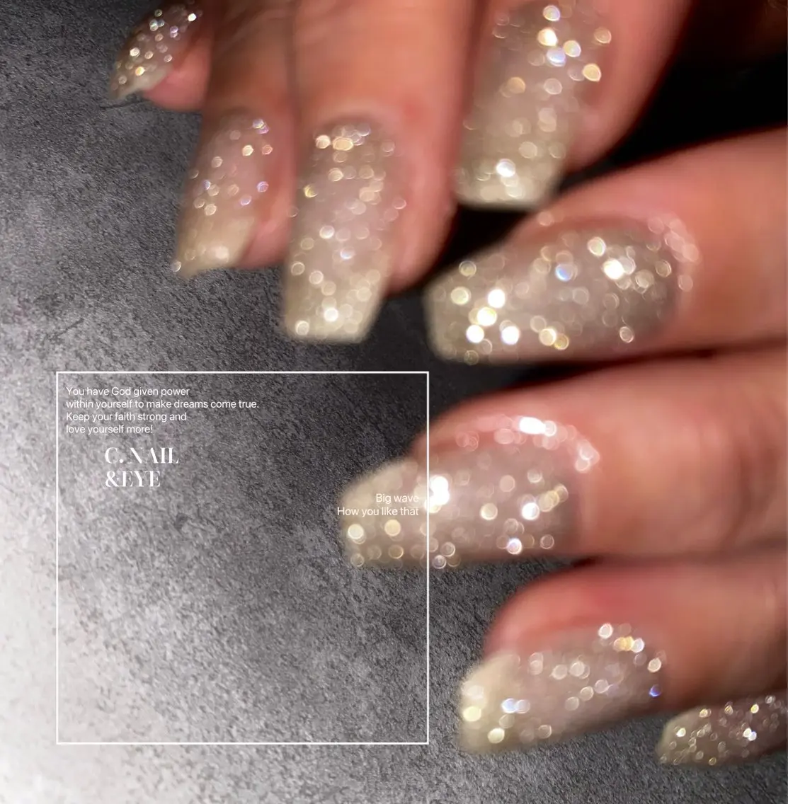 ネイル 入学式 フラッシュネイル フットネイル 卒業式 氷ネイル・うるうるネイル C.Nail &Eyeのネイルデザイン