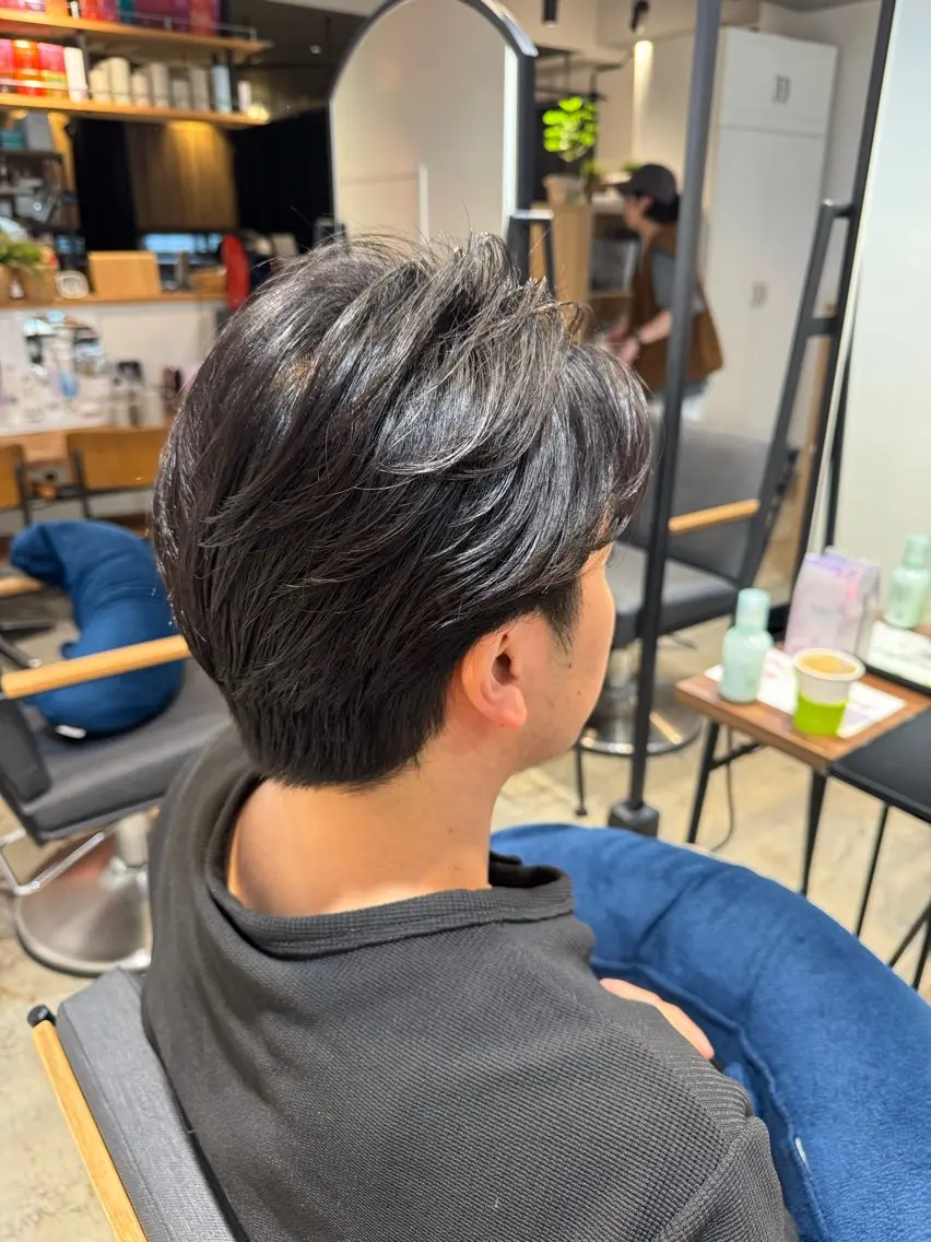 パーマ メンズ メンズパーマ ニュアンスパーマ 無料モデル募集/韓国 ヘア/ボブ/Rinのヘアスタイル