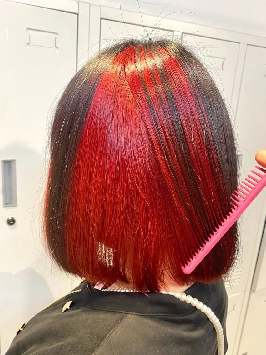 ミディアム カット ヘアカラー 🍒ナチュラルカラー /ボブ🍒kaedeのヘアスタイル