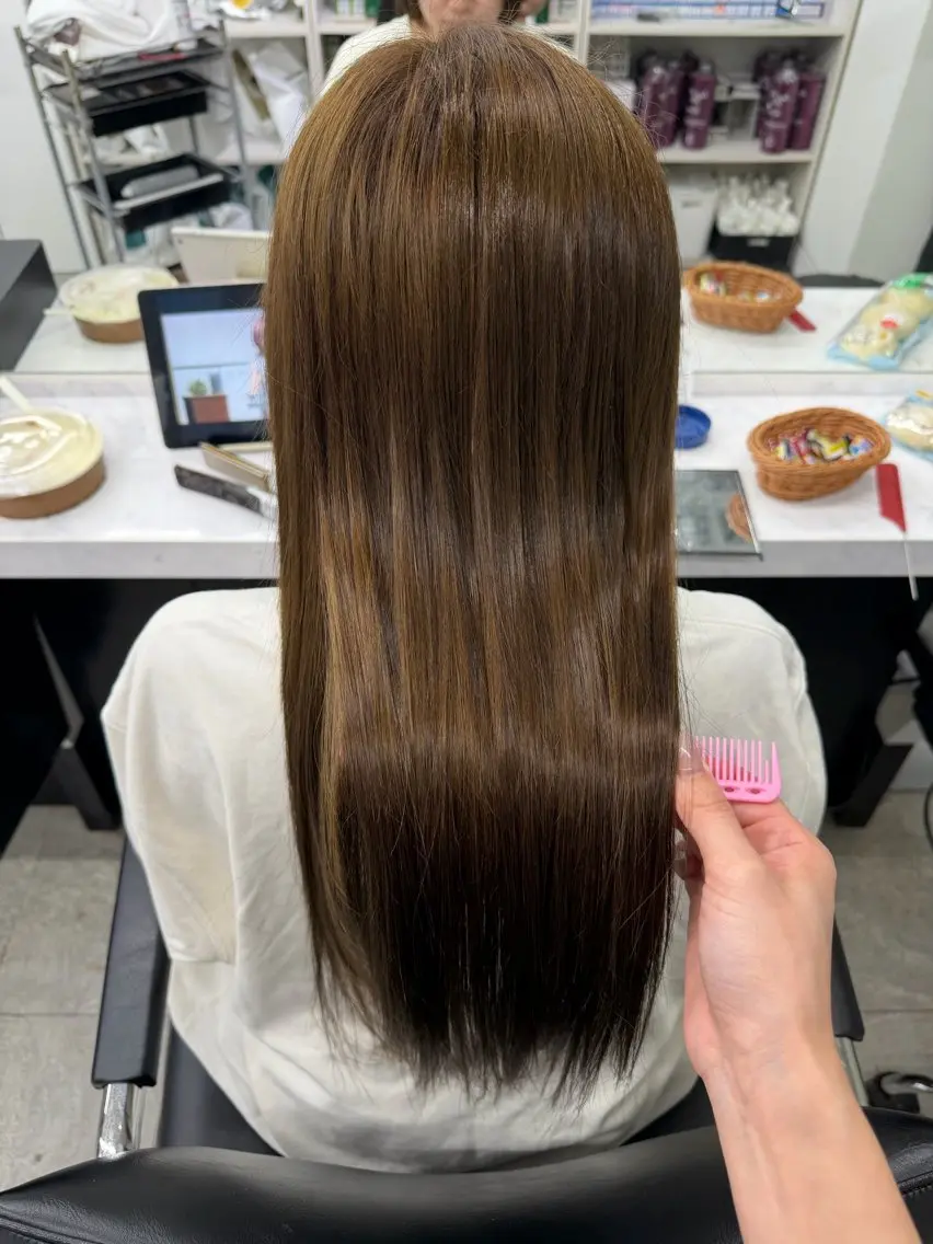 ロング プルエクステ エクステ Rirua 🩷のヘアスタイル