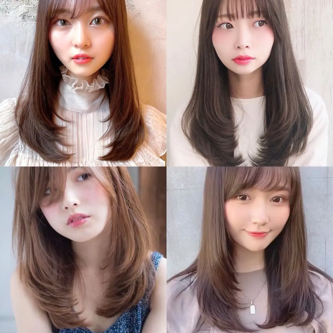 ロング レイヤー/髪質改善 縮毛/ハッシュカットのヘアスタイル