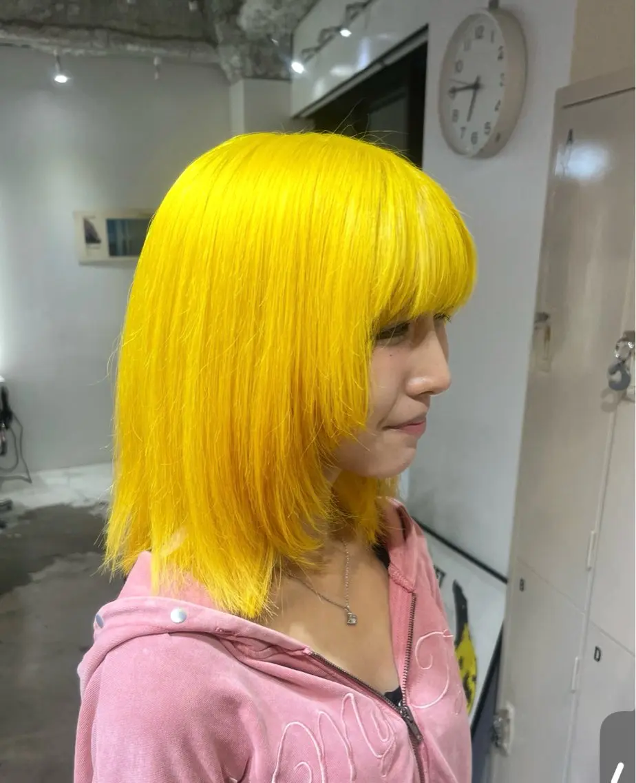 ミディアム ヘアカラー トリートメント 🩶ハイトーン／ はるか‪🩶のヘアスタイル