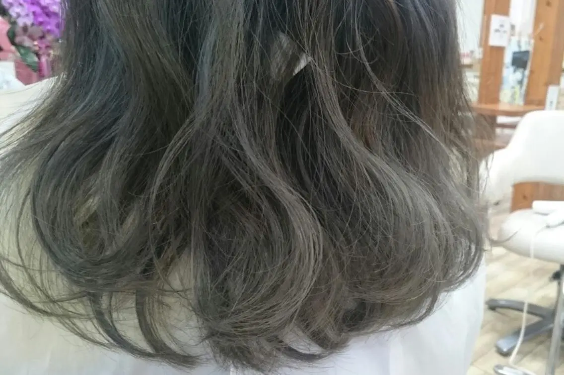 セミロング カラー グラデーションカラー Snaly カラー特化ページのヘアスタイル