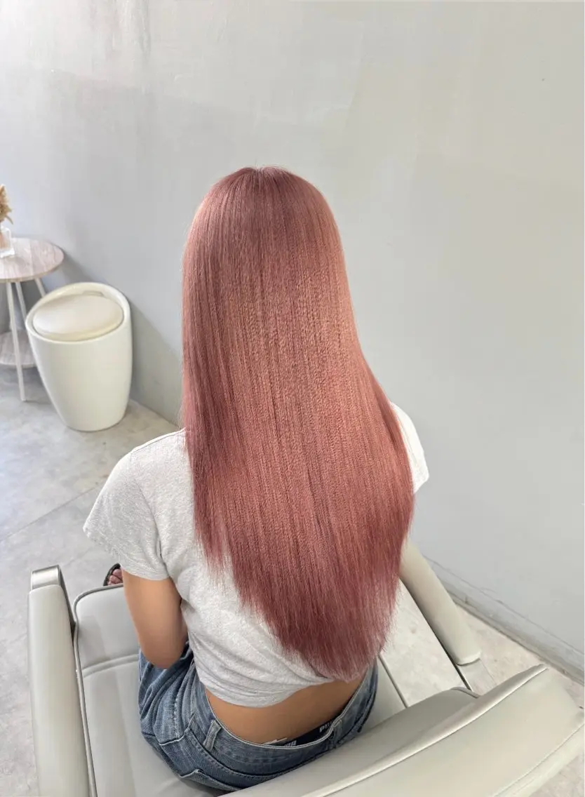 ロング カット ヘアカラー トリートメント 🩶ブリーチ/ レイヤー🩶フミカのヘアスタイル