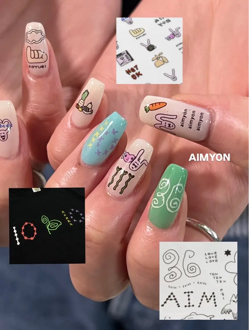 ネイル ハンドネイル Hata nail 🎀個性派ニュアンスのネイルデザイン
