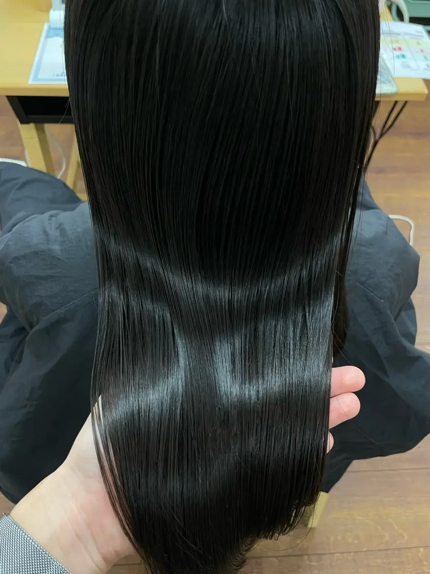 ロング カラー 縮毛矯正 トリートメント TO KOのヘアスタイル
