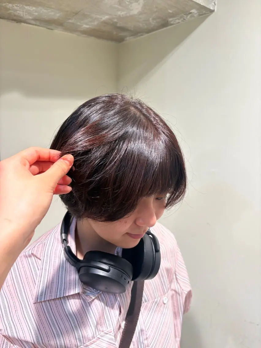 ショート ヘアカラー KASUMI/noi 金山/カラーモデルのヘアスタイル