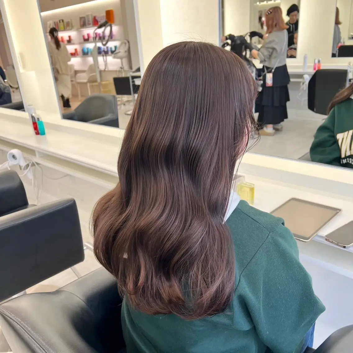 ロング カラー ParveMix 🩶🫧入江 香名のヘアスタイル