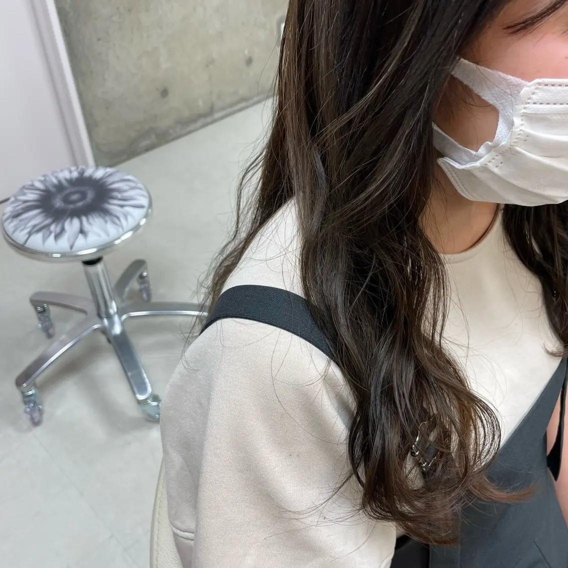 ロング カラー ヘアカラー 坂本 沙也加のヘアスタイル