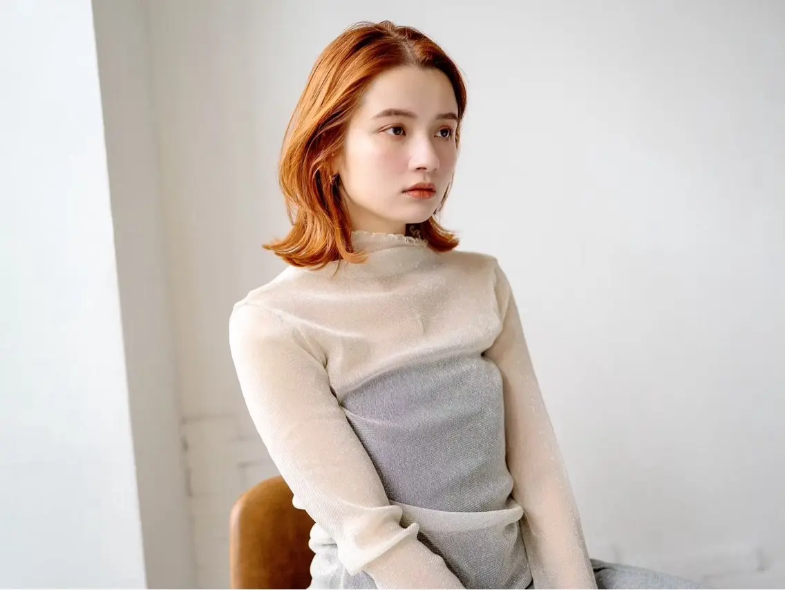 ミディアム カラー ROCCA hair HARU🩵のヘアスタイル