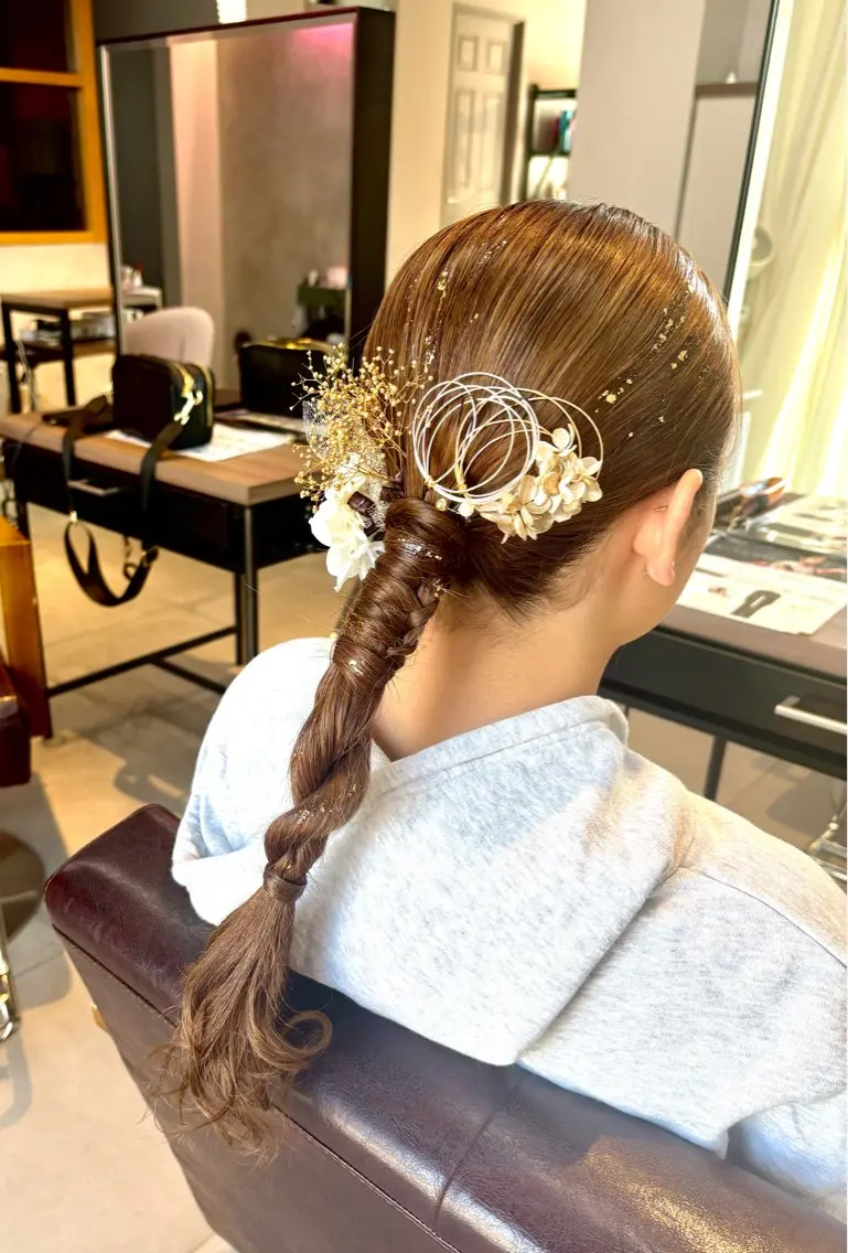 ロング ヘアアレンジ 🩵MEI🩵鶴見 ／ヘアアレンジ💫のヘアスタイル