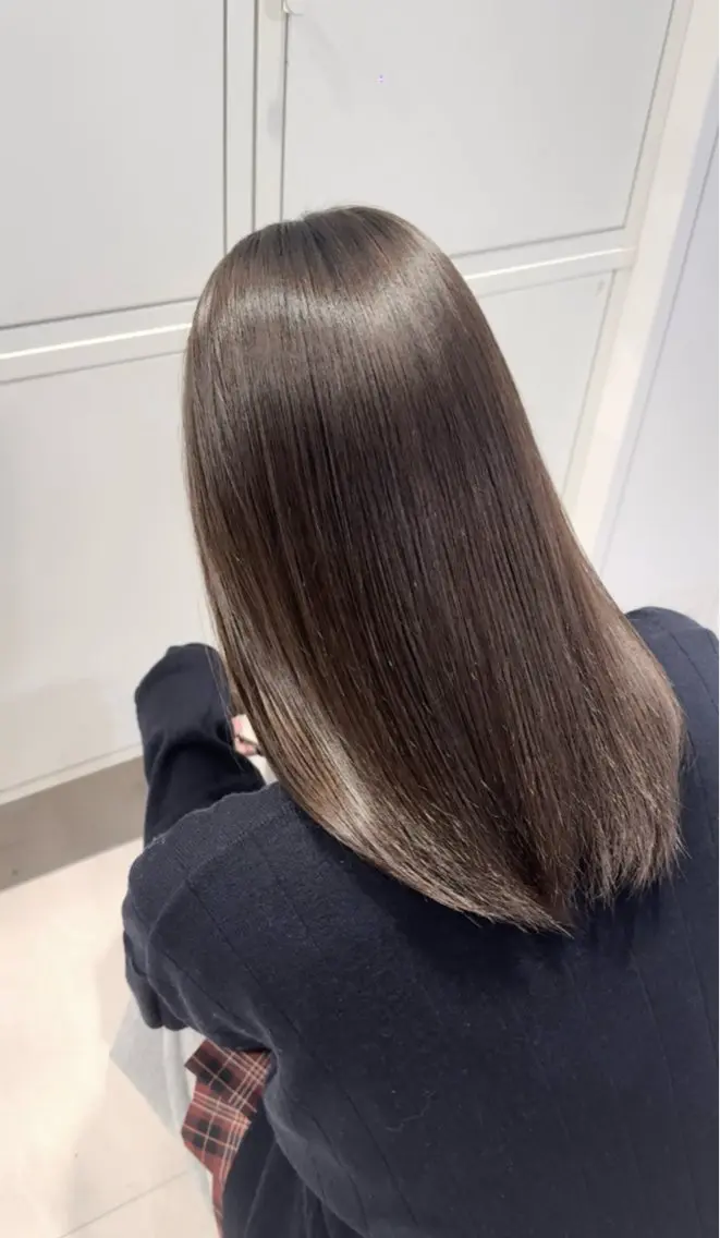ミディアム ヘアカラー トリートメント chill_ KAZUKIのヘアスタイル