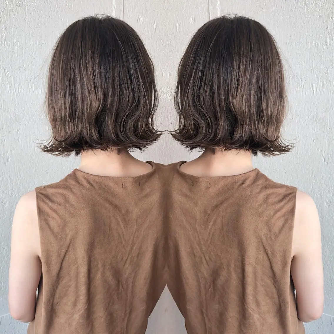 ショート アッシュ カット ヘアカラー トリートメント あらき ちさとのヘアスタイル