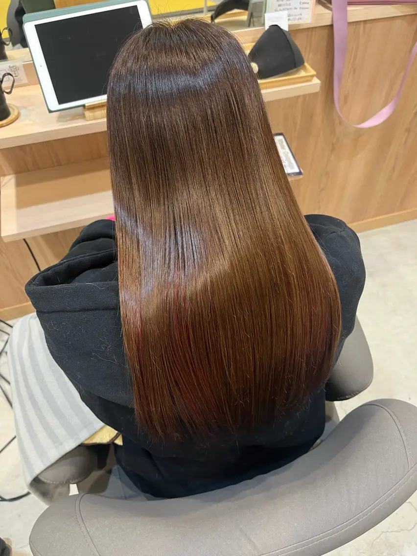 ロング カラー トリートメント 中城 叶子のヘアスタイル