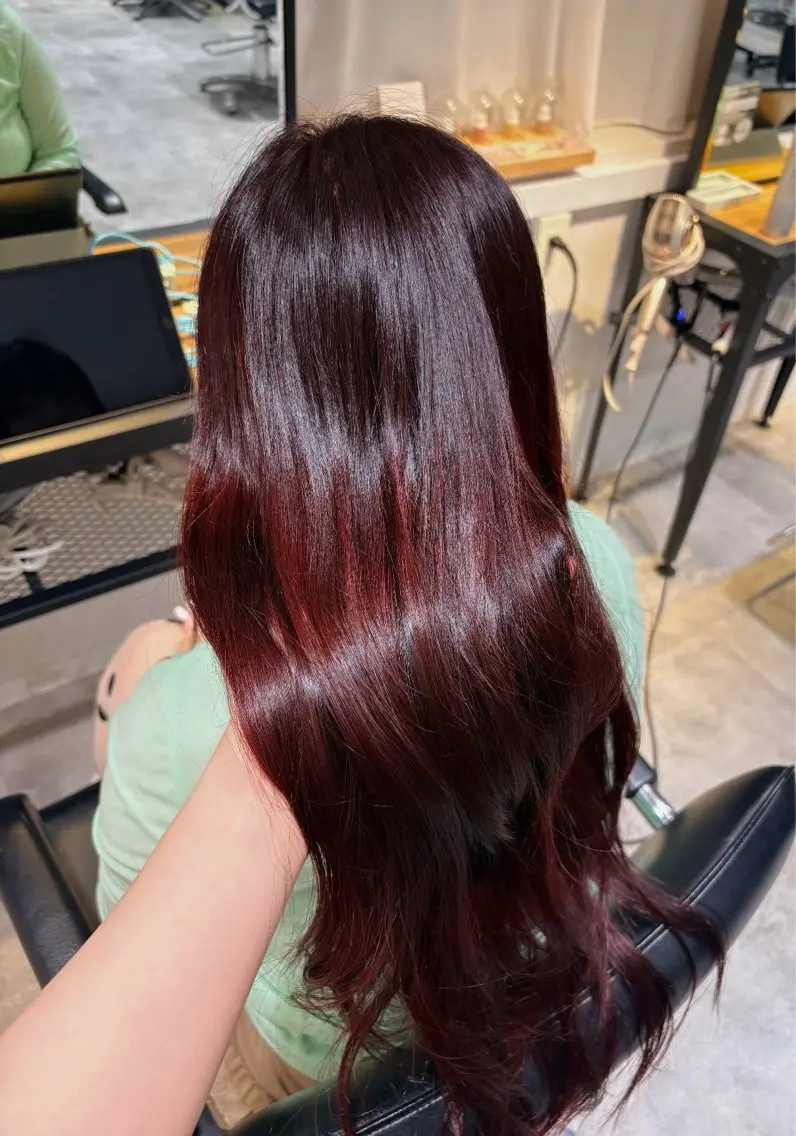 カラー 楠 彩乃のヘアスタイル