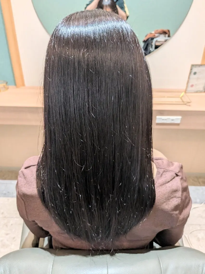 艶カラー＋3Stepトリートメントの写真