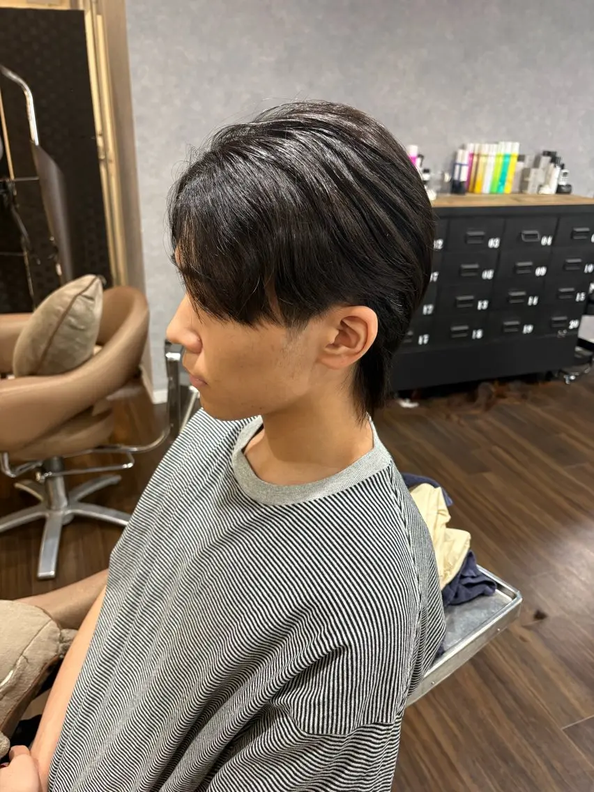 ミディアム メンズ カット 齋藤 優太朗のヘアスタイル