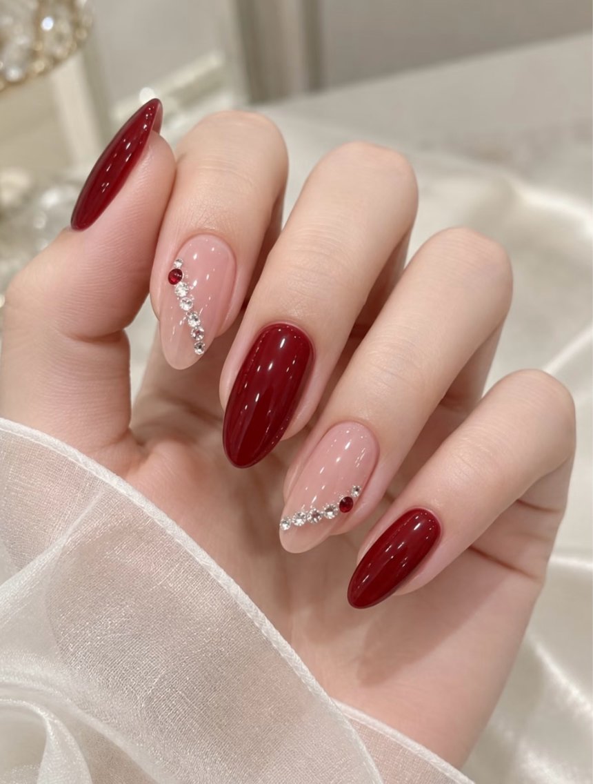 ネイル ハンドネイル H3 Nail Tsuki🦋💙のネイルデザイン