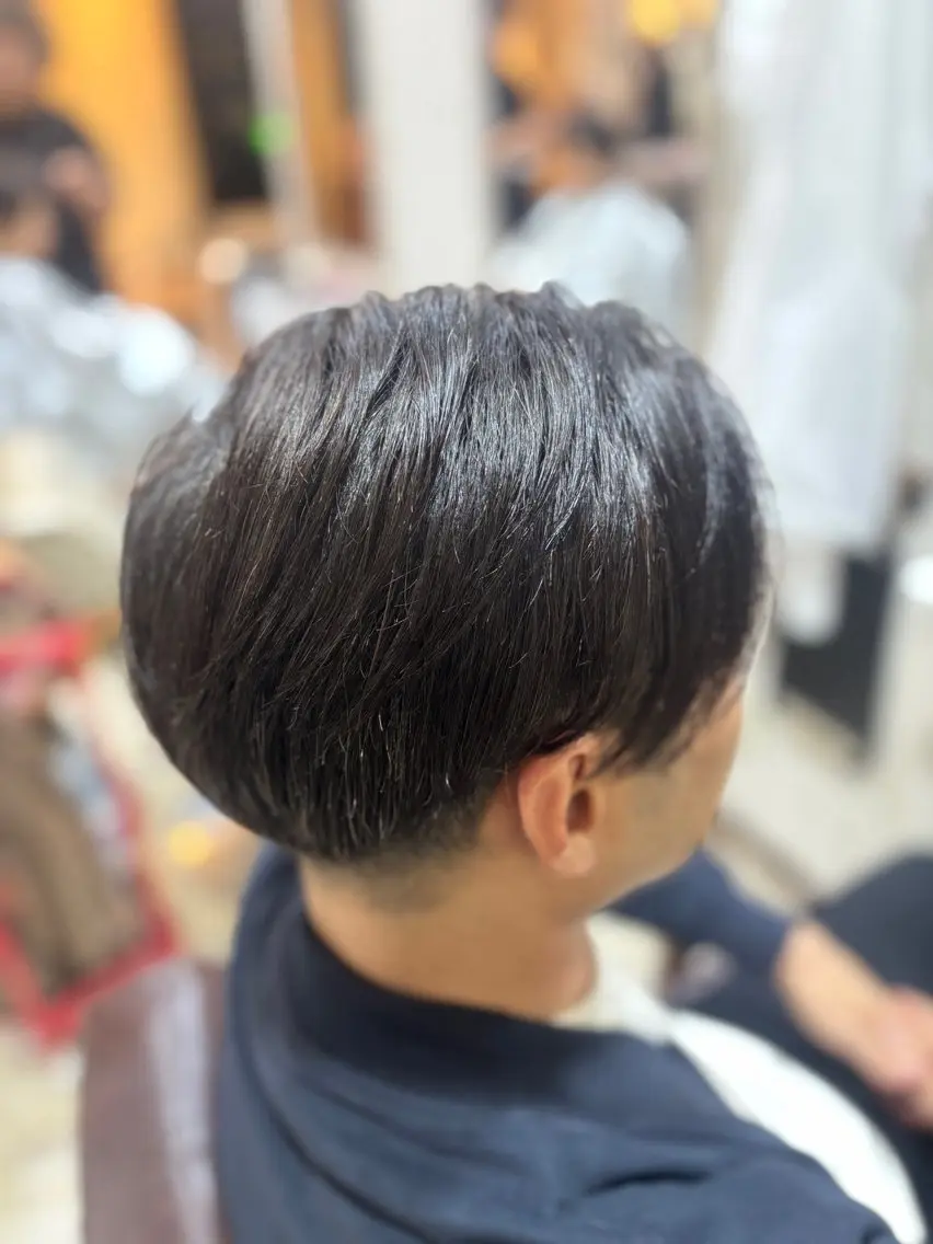 ショート メンズ 縮毛矯正 カット 縮毛矯正 💥桜木町メンズ専門 💥ルキのヘアスタイル