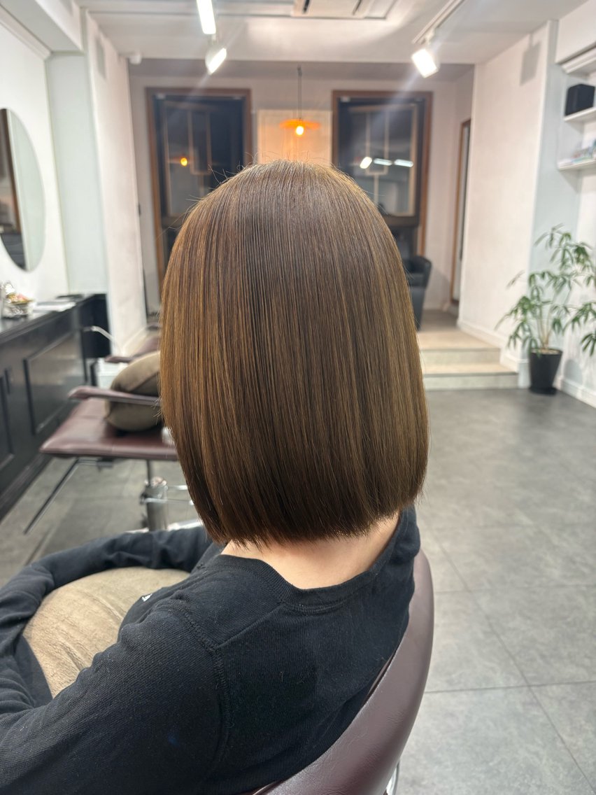 ミディアム カラー ヘアカラー 横浜/✨️透明感 カラー✨️/美優のヘアスタイル