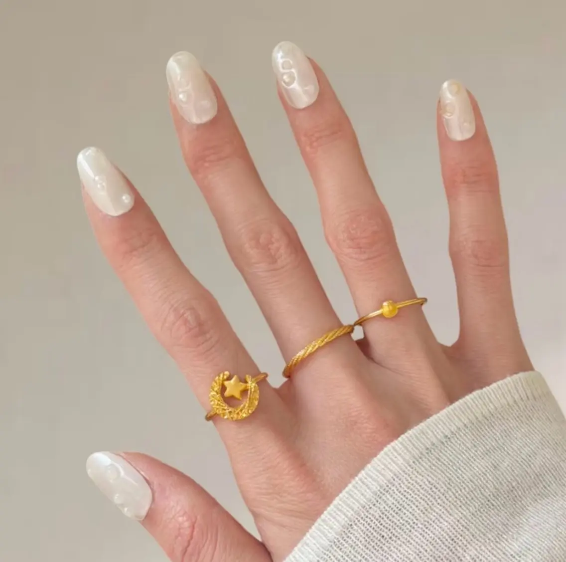 ネイル ハンドネイル H3 Nail Tsuki🦋💙のネイルデザイン