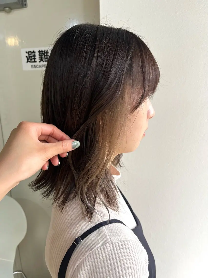 ⭐️イヤリングカラー+全体カラーの写真