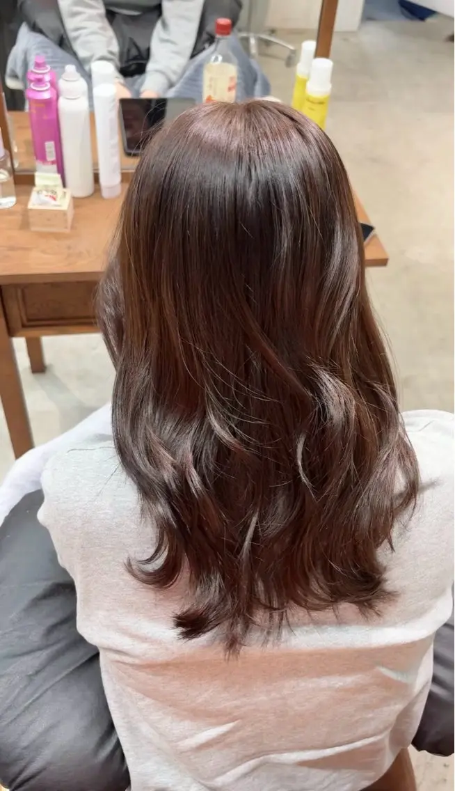 セミロング カット ヘアカラー トリートメント SONO 【一宮】のヘアスタイル