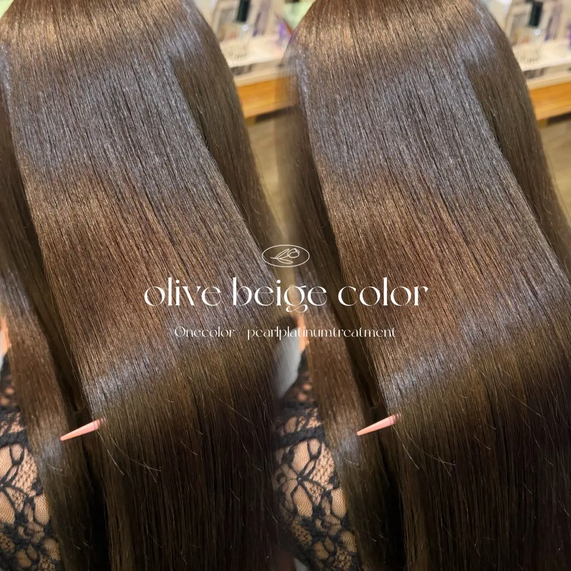 ロング カラー ベージュカラー ブリーチ 透明感カラー ダブルカラー ブリーチなしカラー ヘアカラー トリートメント まい🎀ピンク💝 透明感/髪質改善のヘアスタイル