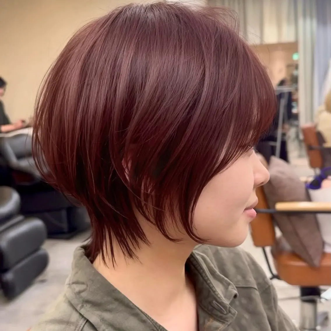 ショート カラー 似合わせカット ショートヘア カット ヘアカラー お悩み解決ショート/ 似合わせカット/といのヘアスタイル