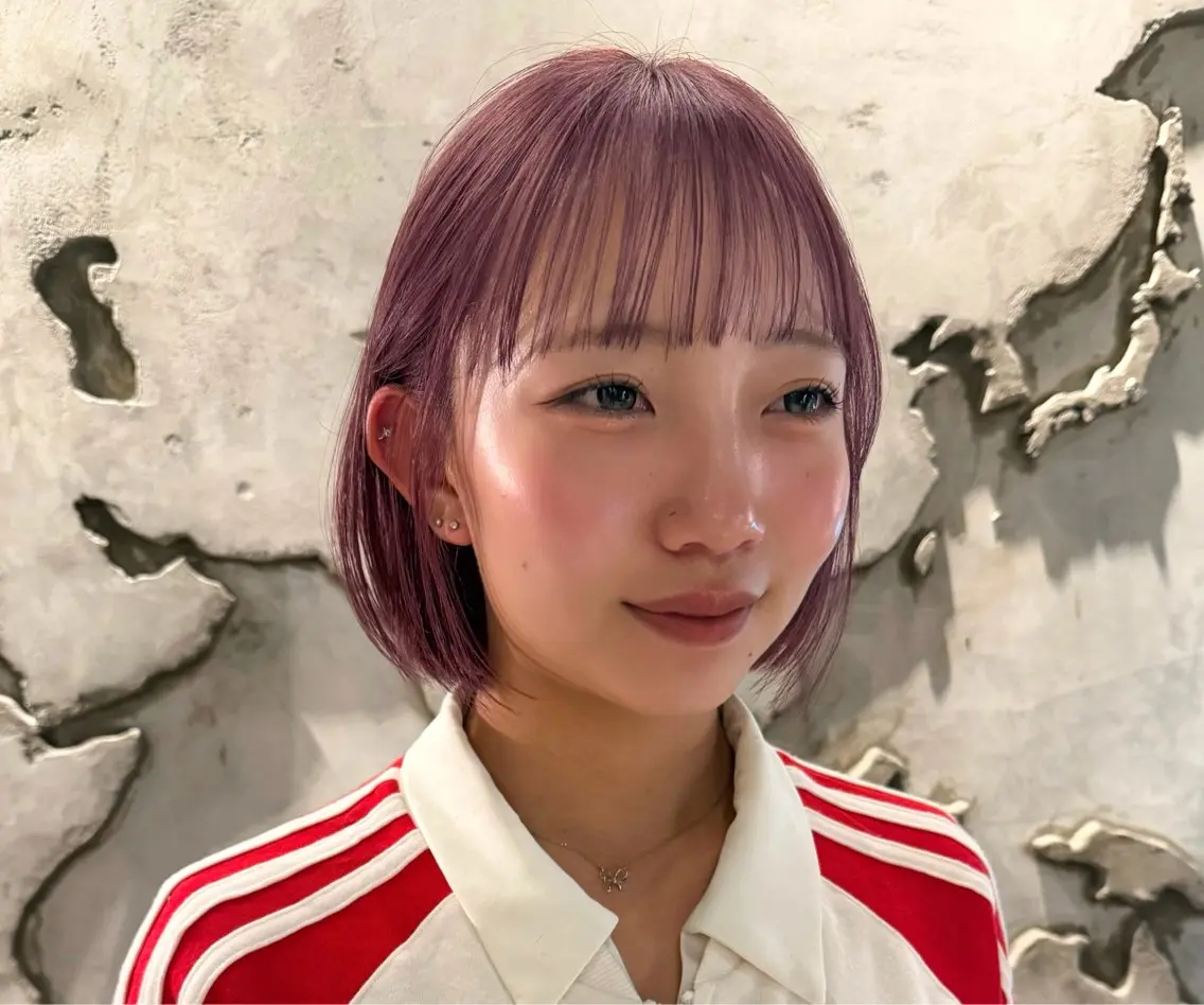 ショート カラー ヘアカラー トリートメント 🐢ダブルカラー🐢 透明感/このかのヘアスタイル