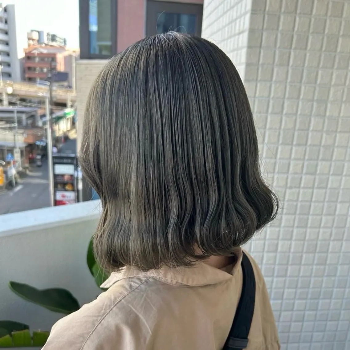 カラー ベージュカラー オリーブベージュ ヘアカラー トリートメント 銀座：似合わせカラー オリーブ🫒アレンジのヘアスタイル