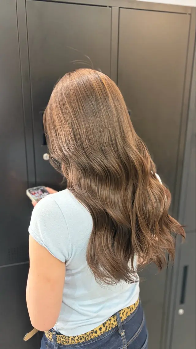 ロング カラー ヘアカラー 🎀透明感カラー /似合わせカット🎀のヘアスタイル