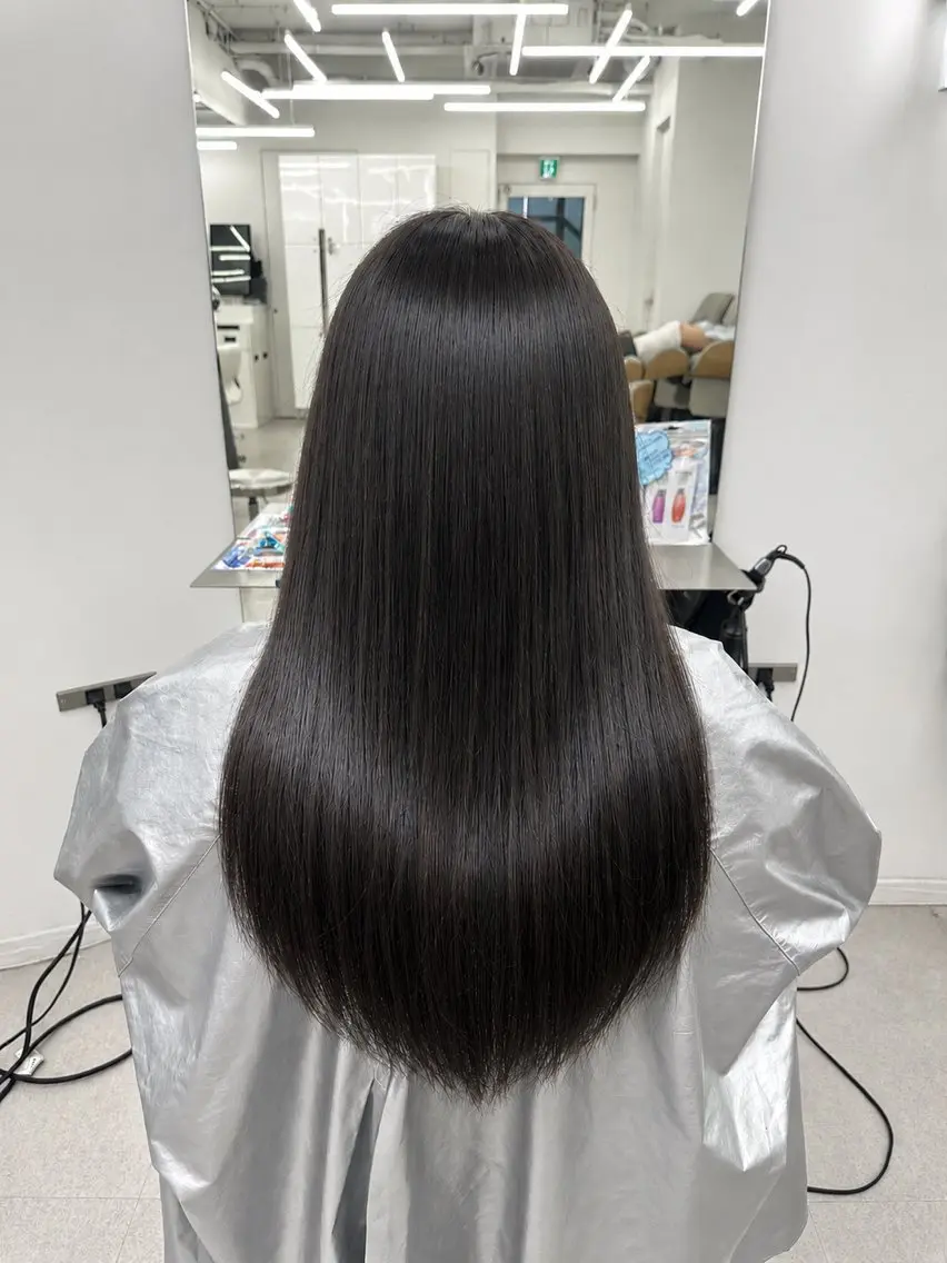ロング カラー ヘアカラー トリートメント 透明感カラー🤍/ 髪質改善🫧/ゆうなのヘアスタイル