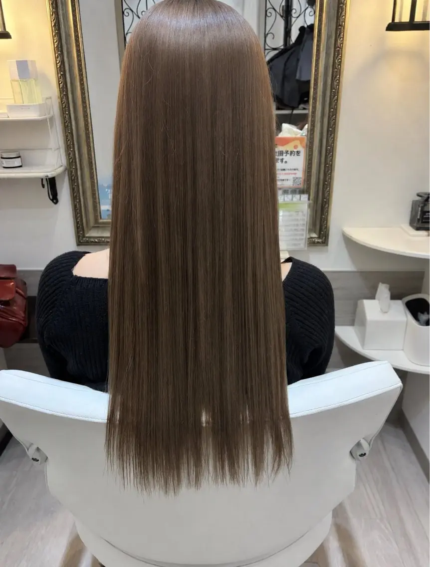 【🌸ミニモ限定🌸】ブリーチなしWカラー+2stepトリートメントの写真